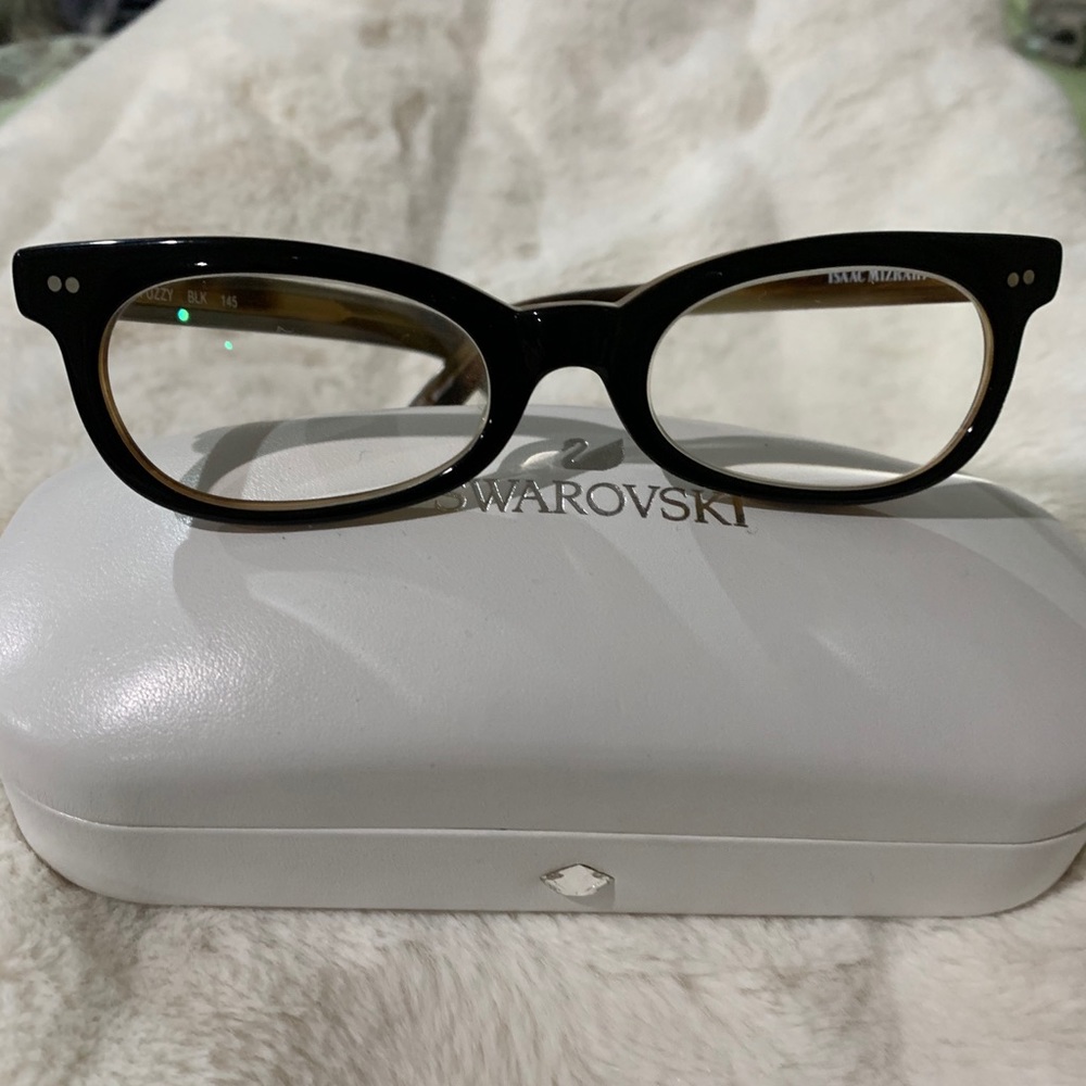 Isaac Mizrahi glasses. Black with tortoise shell